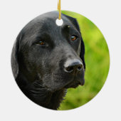 Foto und Name des personalisierten Hauses Keramik Ornament (Hinten)