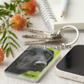 Foto und Name des personalisierten Hauses Schlüsselanhänger (Vorderseite rechts)