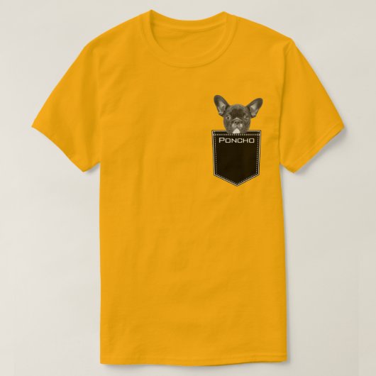 Foto und Name des Pet-Gesichts hochladen Personali T-Shirt (Design vorne)