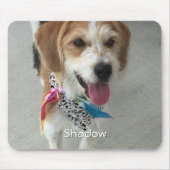 Foto und Name des Tieres oder des Kindes Mousepad (Vorne)