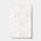 Foto und Name des Unternehmens mit brauner Paw Ausweis (Rückseite)