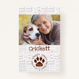 Foto und Name des Unternehmens mit brauner Paw Ausweis