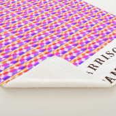 Foto und Name für ein buntes Fun Muster Sherpadecke (3/4)