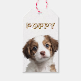 Foto und Name für ein Geschenk Geschenkanhänger