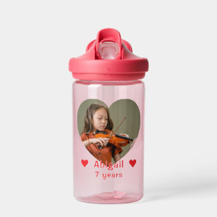 Foto und Name, Herz für Kinder Trinkflasche