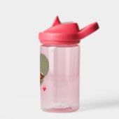 Foto und Name, Herz für Kinder Trinkflasche (Links)