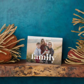 Foto und Name - Horizontal Fotoplatte (Seite)