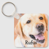Foto und Name Personalisiert Schlüsselanhänger (Vorderseite)