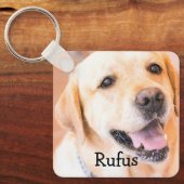 Foto und Name Personalisiert Schlüsselanhänger (Vorderseite)