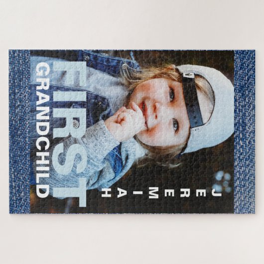 Foto und Name Puzzle (Horizontal)