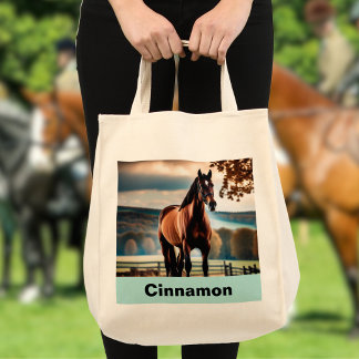 Foto und Name Tote Bag Tragetasche