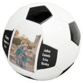 Foto und Namen des glücklichen Vaters Fußball (Dreiviertel)