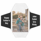 Foto und Namen des glücklichen Vaters Fußball (Flach)