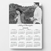Foto und Namen Personalisiert 2025 Kalender Fotoplatte (Vorderseite)