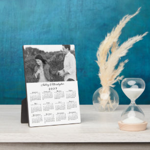 Foto- und Namens-Personalisierter 2027-Kalender Fotoplatte