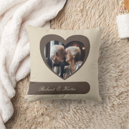 Foto- und Namensband - Streifen Pillow Kissen