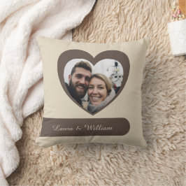 Foto- und Namensband - Streifen Pillow Kissen