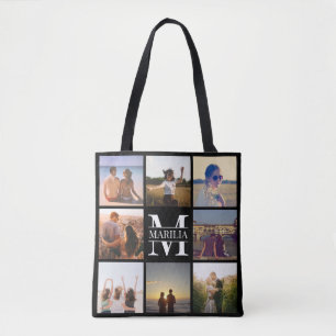 Foto und Namensbeutel hochladen Tasche