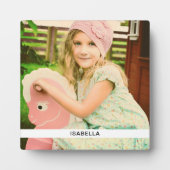 Foto- und Namensübersicht mit Standvorlage Fotoplatte (Vorderseite)