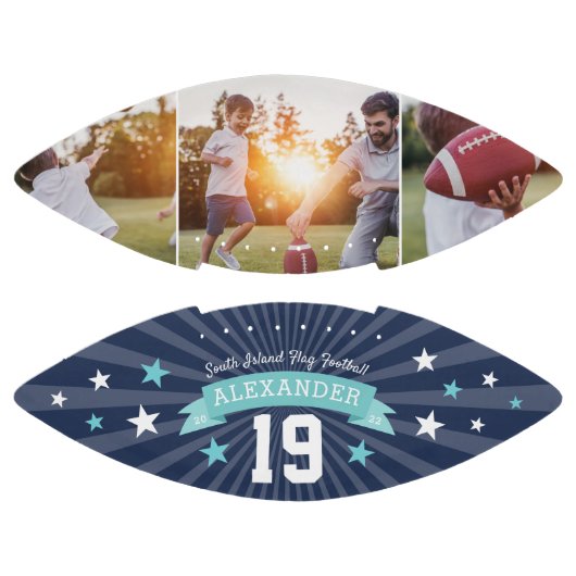 Foto und Nummer des personalisierten Spielers Football (Paneele)