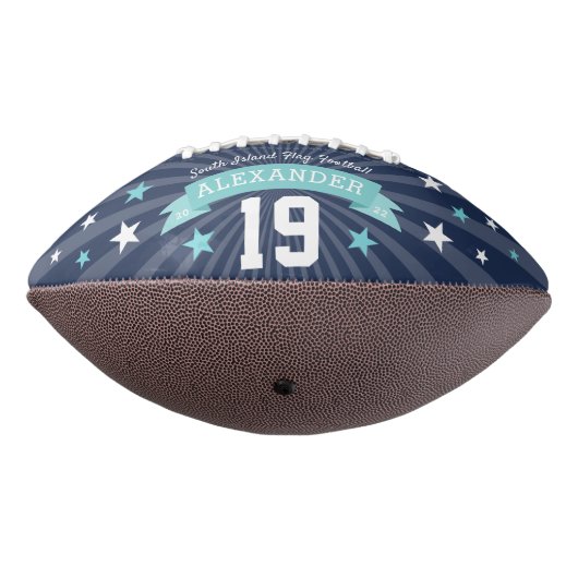 Foto und Nummer des personalisierten Spielers Football (Gedreht 270)