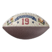 Foto und Nummer des personalisierten Spielers Football (Gedreht 270)