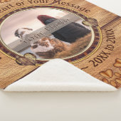 Foto und Personalisiert, Dog-Gedenktafel Sherpadecke (3/4)