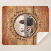 Foto und Personalisiert, Dog-Gedenktafel Sherpadecke (Vorderseite (Horizontal))