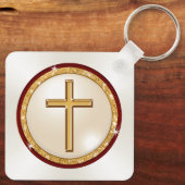 Foto und Personalisierte, Christliche Gastgeschenk Schlüsselanhänger (Rückseite)