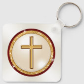 Foto und Personalisierte, Christliche Gastgeschenk Schlüsselanhänger (Rückseite)
