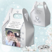Foto und Personalisierte Gastgeschenk Hochzeit Geschenkschachtel