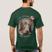 Foto und Personalisierter Text für Hunde ersetzt T-Shirt (Rückseite)