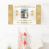 FOTO und Personalisiertes Banner zum 50. Jahrestag (Insitu)