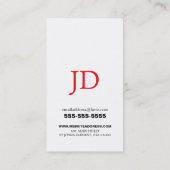 Foto und QR Code, Youtube - Vlogger Visitenkarte (Rückseite)