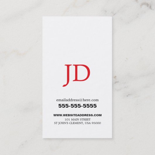 Foto und QR Code, Youtube - Vlogger Visitenkarte (Rückseite)