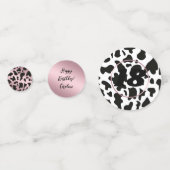 Foto- und Rose-Schwarzkuhplatten mit Hufeisen Konfetti (Rückseiten)