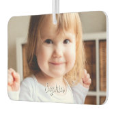 Foto und Skriptname Ihres Kindes Autolufterfrischer (Links)