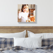 Foto und Skriptname Ihres Kindes Leinwanddruck (Insitu (Schlafzimmer))
