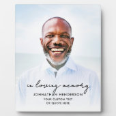 Foto und Tabletop für benutzerdefinierte Texte Fotoplatte (Vorderseite)