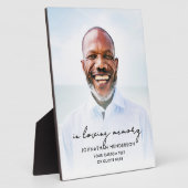 Foto und Tabletop für benutzerdefinierte Texte Fotoplatte (Seite)