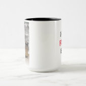 Foto und Text Bester Vater je hinzufügen Tasse (Zentrum)