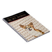 Foto und Text Chihuahuas Pet Journal personalisier Notizblock (Rechte Seite)