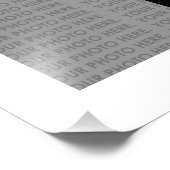 Foto und Text hier Benutzerdefiniertes Foto drucke (Ecke)