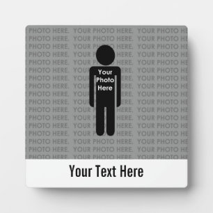 Foto und Text hier Benutzerdefiniertes Foto Plaque Fotoplatte