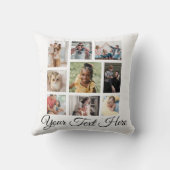 Foto und Text hinzufügen Kissen (Rückseite)