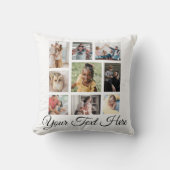 Foto und Text hinzufügen Kissen (Vorderseite)