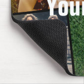 Foto und Text hochladen Mousepad (Ecke)