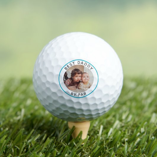 Foto und Text Personalisiert Bester Golfer nach Pa Golfball (Insitu T-Shirt)