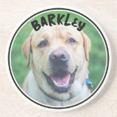 Foto und Text Personalisiert Getränkeuntersetzer (Vorne)