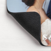 Foto und Text personalisiert Mousepad (Ecke)